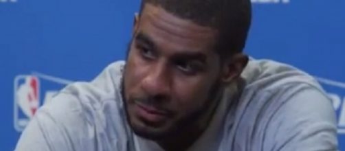 LaMarcus Aldridge signed a four-year, $84 million deal in 2015 with the Spurs -- Angel NBA via YouTube