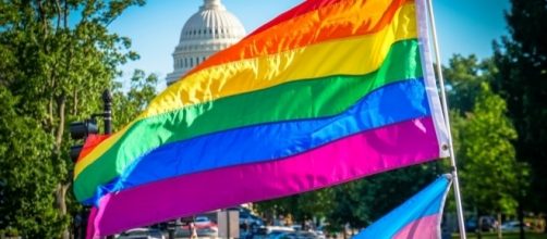 LGBTQ Rainbow flag in Washington D.C. / [Image by Ted Eytan via Flickr, CC BY-SA 2.0]