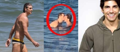 Suposta foto de Reynaldo Gianecchini beijando outro homem