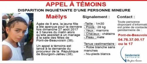 Maëlys, 9 ans, est portée disparue depuis le 27 août 2017 à Pont-de-Beauvoisin, en Isère.