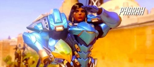 Pharah is considered as one of the best flankers in "Overwatch" (via YouTube/PlayOverwatch)