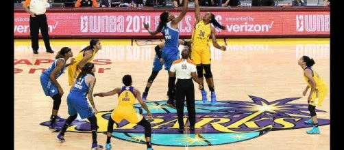 The Lynx visit the Sparks in Los Angeles on Sunday night just ahead of the WNBA Playoffs. [Image by WNBA/YouTube]
