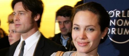 Angelina Jolie willing to call divorce off if Brad Pitt will beg for another chance. (Wikimedia/World Economic Forum)