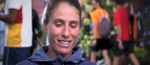 Johanna Konta during an interview before the 2017 US Open/ Photo: screenshot via WTA official channel on YouTube