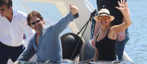 Barbara D'Urso e Gerard Butler in barca insieme: è amore?