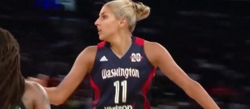 Elena Delle Donne and the Mystics host the Connecticut Sun on Monday night. [Image via WNBA/YouTube]