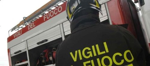 I Vigili del Fuoco in azione ad Arquata Scrivia