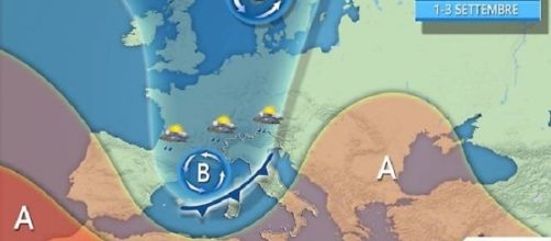 Le previsioni di 3B Meteo a partire dal primo Settembre