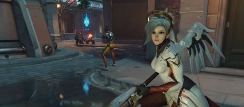 'Overwatch' hero Mercy is getting some changes. (image source: YouTube/GamingTaylor)