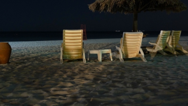 Copyright falco: la bellezza della spiaggia di notte non deve far sottovalutare rischi per la propria incolumità.