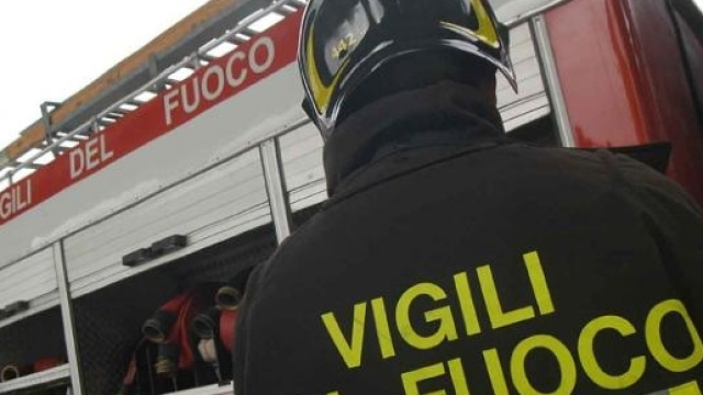 I Vigili del Fuoco in azione ad Arquata Scrivia