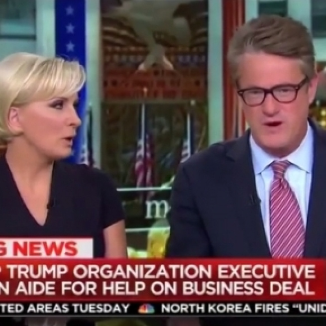 "Morning Joe" on Donald Trump, via YouTube