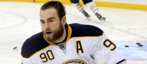 Buffalo Sabres' Ryan O'Reilly provided by Wikimedia Commons prior to game last season