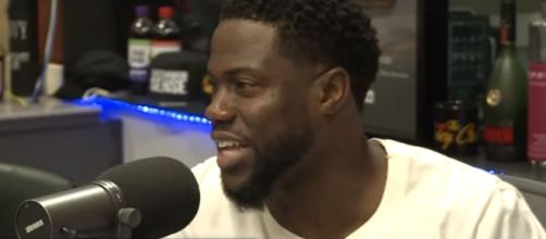 Kevin Hart challenges fellow stars to donate. Image[Breakfast Club Power 105.1 FM-YouTube]
