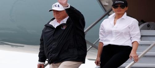 President Trump and Melania in Texas re: Google Advanced Images