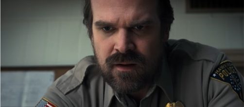 David Harbour plays the troubled police chief, Jim Hopper in Netflix's "Stranger Things." (YouTube/Netflix)