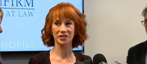 Kathy Griffin in a still from one of her interviews regarding the Donald Trump photo - YouTube/ABC News