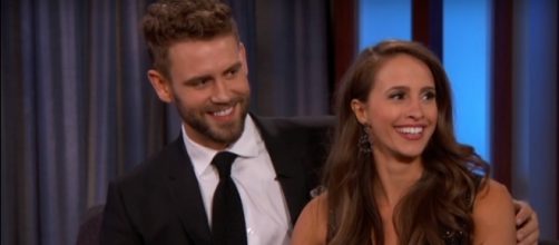 Nick Viall and Vanessa Grimaldi called it quits several months after engagement. (YouTube/Jimmy Kimmel Live)