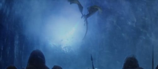 The climactic ending sequence for the 'Game of Thrones' season 7 finale. / from 'YouTube' screen grab