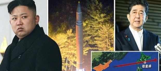 Kim Jong-un a lansat o nouă rachetă deasupra Japoniei, iar Japonia promite să riposteze - Foto: Daily Express (surse GETTY-Reuters) Kim Jong-un a lansat o nouă rachetă deasupra Japoniei, iar Japonia promite să riposteze - Foto: Daily Express (surse GETTY-Reuters)