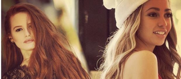 Madelaine Petsch and Vanessa Morgan/ photo by @Anonymous_Poet1 via Twitter Madelaine Petsch and Vanessa Morgan/ photo by @Anonymous_Poet1 via Twitter
