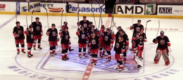 NY Rangers salute their fans. - provided by Wikimedia Commons/Joseph O'Connell NY Rangers salute their fans. - provided by Wikimedia Commons/Joseph O'Connell