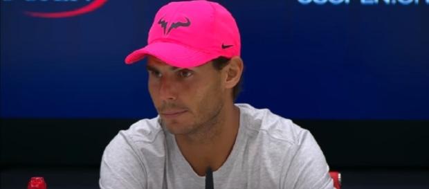 Rafael Nadal during a press conference at 2017 US Open/ Photo: screenshot via US Open Tennis Championships official channel on YouTube Rafael Nadal during a press conference at 2017 US Open/ Photo: screenshot via US Open Tennis Championships official channel on YouTube