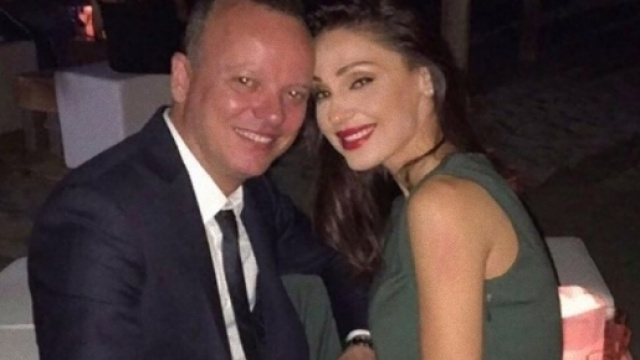 Anna Tatangelo e Gigi D’Alessio fotografati all'aeroporto di Olbia.