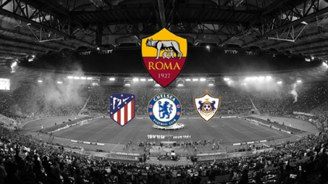 Roma nel girone con Atl&eacute;tico Madrid, Chelsea e Qarabağ