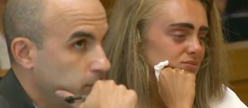 Michelle Carter at her sentencing--Image via YouTube/ABC News