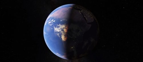 The Google Earth gets a makeover and upgrade. (via NatandFriends/Youtube)