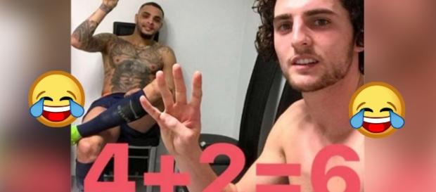 Broma de Neymar a compañeros del PSG Broma de Neymar a compañeros del PSG