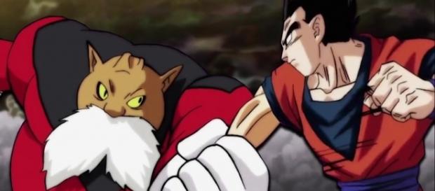 Dragon Ball Super: Gohan y Toppo en batalla Dragon Ball Super: Gohan y Toppo en batalla