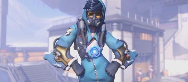 The Graffiti Tracer skin from the 'Overwatch' Anniversary event. (image source: YouTube/ModKipod) The Graffiti Tracer skin from the 'Overwatch' Anniversary event. (image source: YouTube/ModKipod)