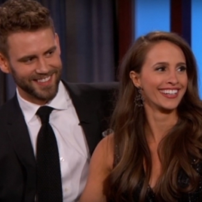 Nick Viall speaks up about his breakup from Vanessa Grimaldi. (YouTube/Jimmy Kimmel Live)