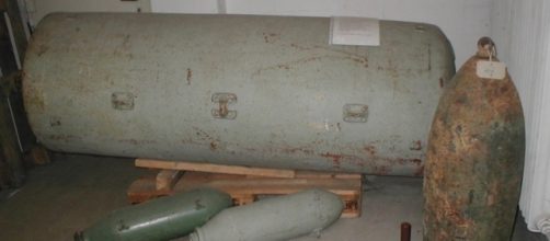 WWII H4000 "Blockbuster" bomb similar to that found in Frankfurt, Germany [Image: Wikimedia by p.schmelzle/CC BY-SA 3.0]