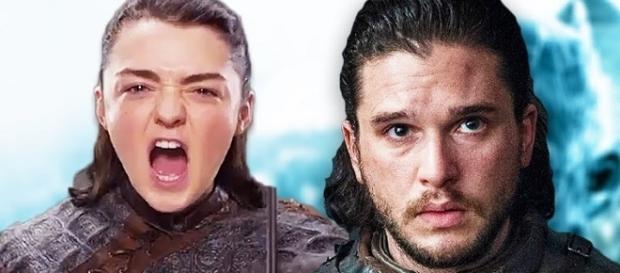 Arya and Jon in 'Game of Thrones' - Image via YouTube/EmergencyAwesome Arya and Jon in 'Game of Thrones' - Image via YouTube/EmergencyAwesome