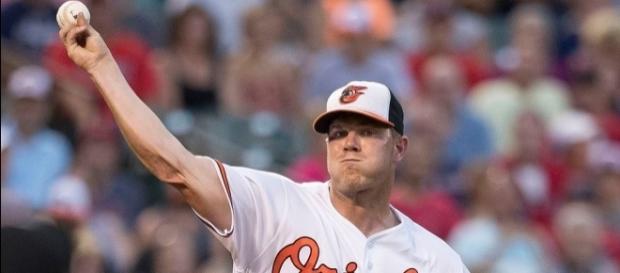 Bundy in action, Wikipedia https://en.wikipedia.org/wiki/Dylan_Bundy#/media/File:Dylan_Bundy_on_August_17,_2016.jpg Bundy in action, Wikipedia https://en.wikipedia.org/wiki/Dylan_Bundy#/media/File:Dylan_Bundy_on_August_17,_2016.jpg