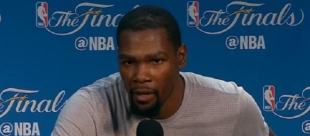 In 2014, Kevin Durant almost signed a 10-year contract worth $250 million with Under Armour -- NBA via YouTube In 2014, Kevin Durant almost signed a 10-year contract worth $250 million with Under Armour -- NBA via YouTube
