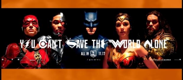 New Justice League Poster & Banner Revealed (Blue Batman Suit?) - YouTube/ComicBookCast2 New Justice League Poster & Banner Revealed (Blue Batman Suit?) - YouTube/ComicBookCast2