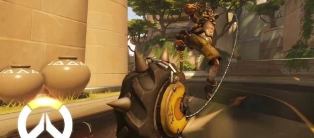 The explosive expert Junkrat has the right stuff to go up against all heroes in "Overwatch." (via YouTube/PlayOverwatch) The explosive expert Junkrat has the right stuff to go up against all heroes in "Overwatch." (via YouTube/PlayOverwatch)