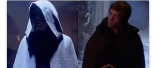 A "darker" Luke in Return of the Jedi- screen shot via Reign of Fire on Youtube