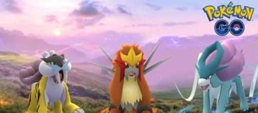 "Pokemon GO's" Raikou, Entei, and Suicune. - YouTube/aDrive