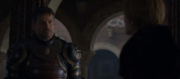 Game of Thrones 7x07 - Jaime Lannister leaves King's Landing | Davos Seaworth/YouTube Game of Thrones 7x07 - Jaime Lannister leaves King's Landing | Davos Seaworth/YouTube