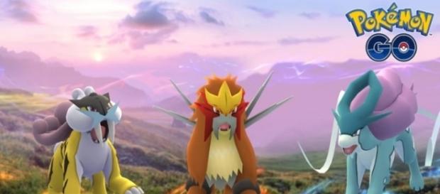 "Pokemon GO's" Raikou, Entei, and Suicune. - YouTube/aDrive "Pokemon GO's" Raikou, Entei, and Suicune. - YouTube/aDrive