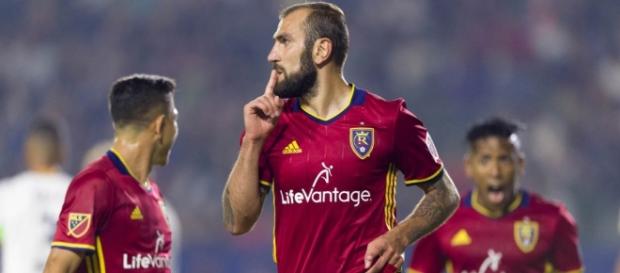 Real Salt Lake players celebrating a goal wikimedia.org Real Salt Lake players celebrating a goal wikimedia.org