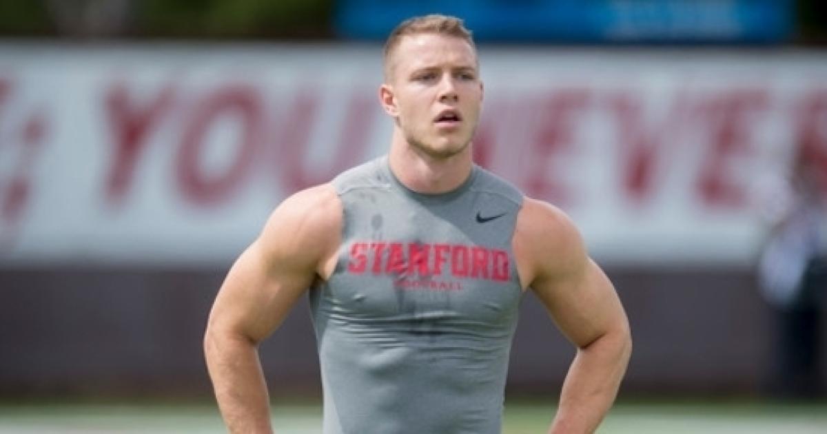 Carolina Panthers excited by Christian McCaffrey juke move