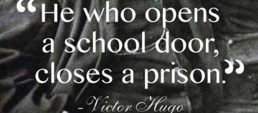 Victor Hugo's view of the importance of Education