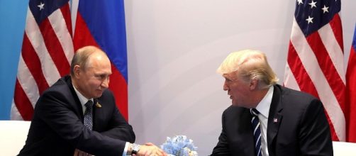 Donald Trumps meets Vladimir Putin in the G20 summit in Hamburg, Germany (Photo Courtesy Kremlin)