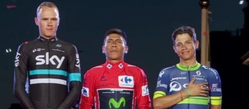 Il podio della Vuelta Espana dello scorso anno